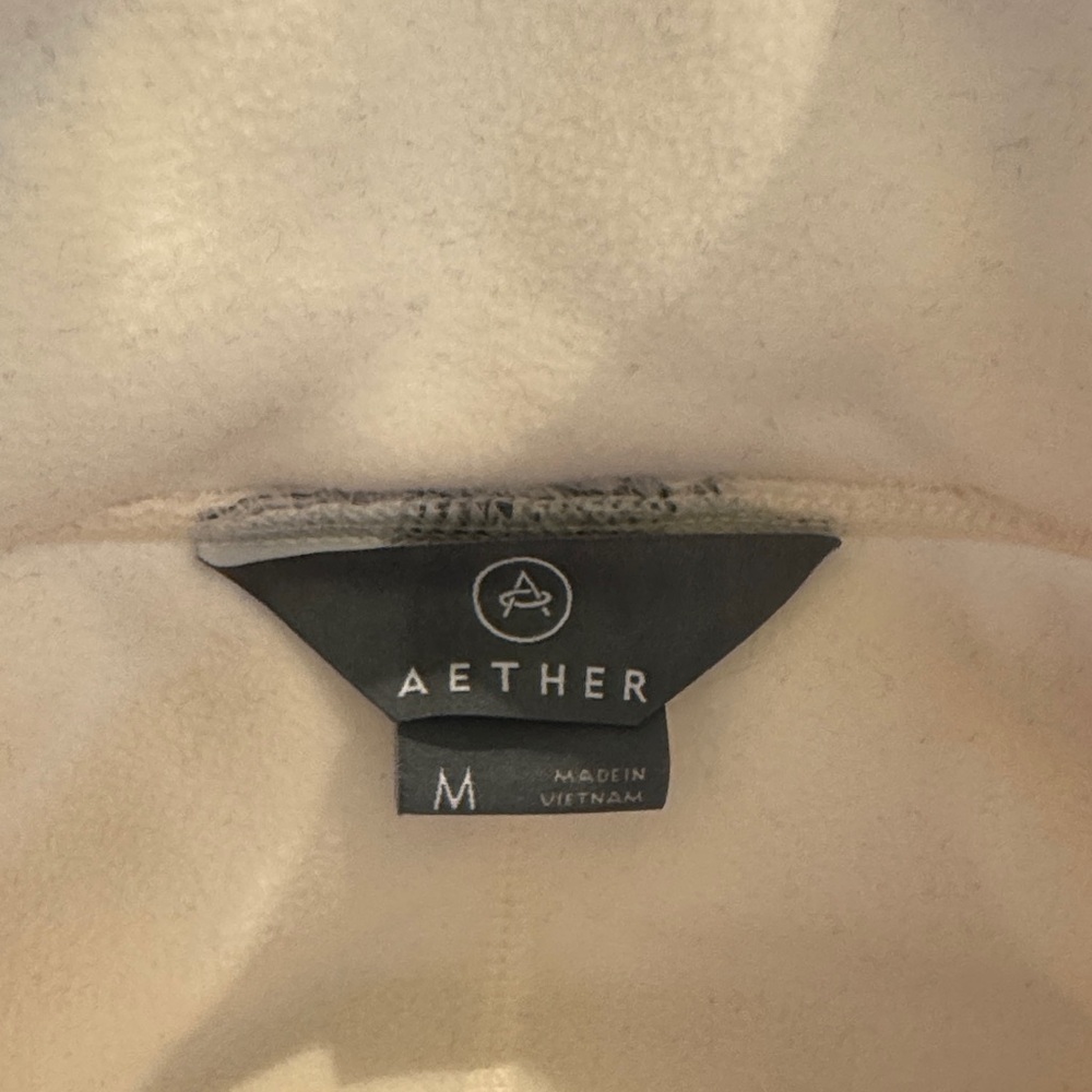Aether Cream Fleece Quarter-Zip Pullover - Picture 2 of 12